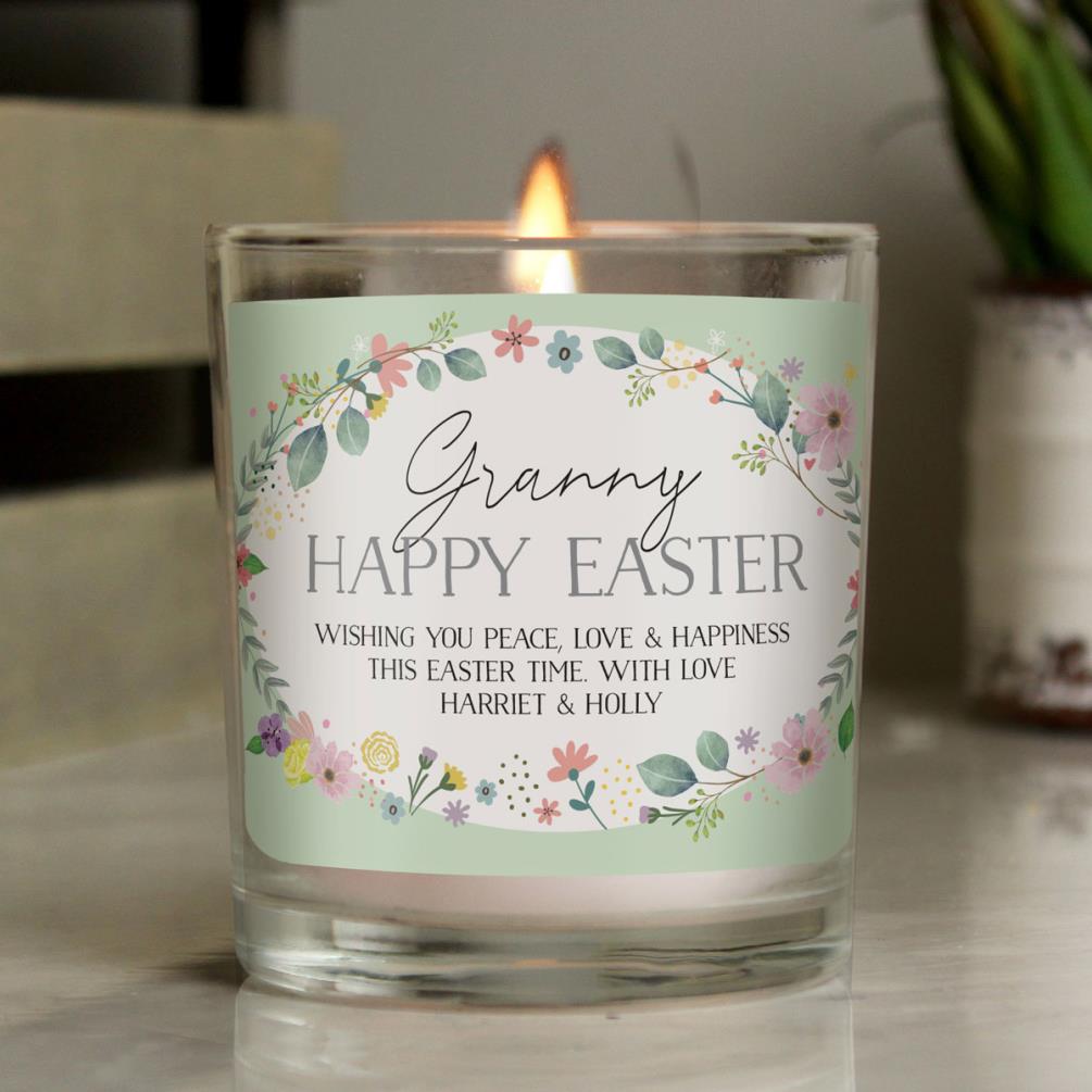 Personalised Springtime Jar Candle Extra Image 1